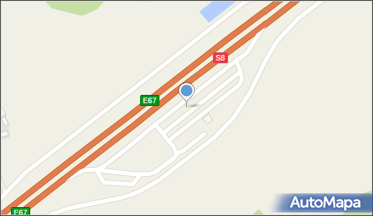 MOP Kossaki, S8, Kossaki Borowe - Autokar, BUS - Parking