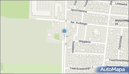 Parking Autokar, BUS, Wysockiego Władysława, Białystok 15-126, 15-161, 15-167, 15-168 - Autokar, BUS - Parking