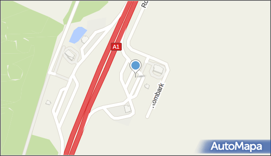 Parking Autokar, BUS, A1E75, Rombark - Autokar, BUS - Parking