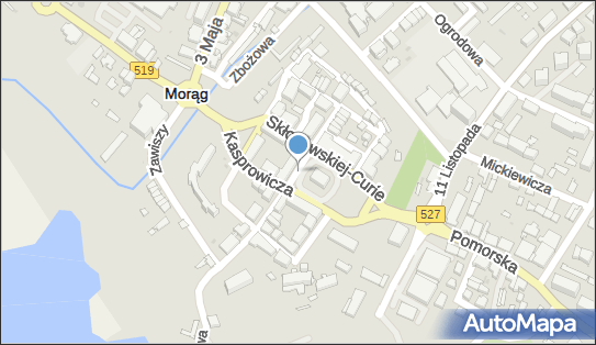 Parking Autokar, BUS, Plac Jana Pawła II, Morąg - Autokar, BUS - Parking