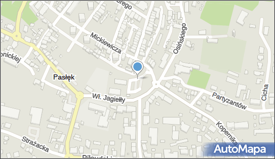 parking bus, Pasłęk 14-400 - Autokar, BUS - Parking