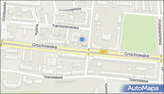 Bilety ZTM, DW637, Grochowska, Warszawa 03-841 - Automat sprzedający