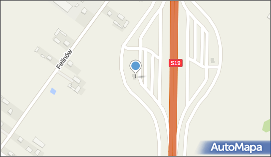 MOP Felinów Zachód, S19, Felinów - Autostradowy, MOP - Parking