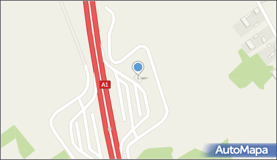 MOP Głowno Wschód, plac zabaw, Mąkolice - Autostradowy, MOP - Parking