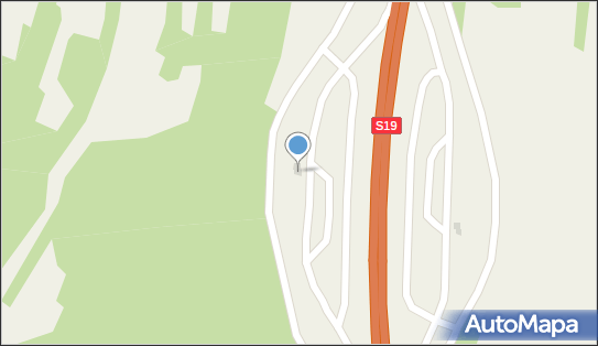 MOP Kamień Zachód, S19, Kamień - Autostradowy, MOP - Parking