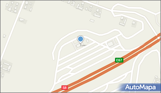 MOP Kierzno Północ, S8, E67, Kierzno - Autostradowy, MOP - Parking