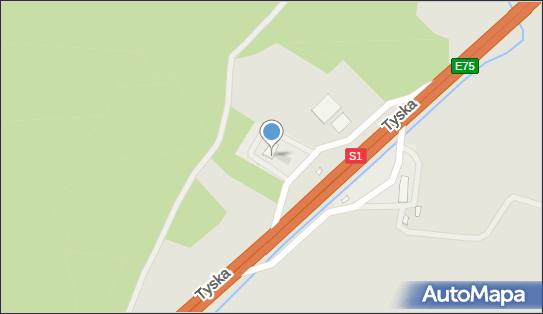 MOP Lędziny, S1, E75, E462, Tyska, Lędziny - Autostradowy, MOP - Parking