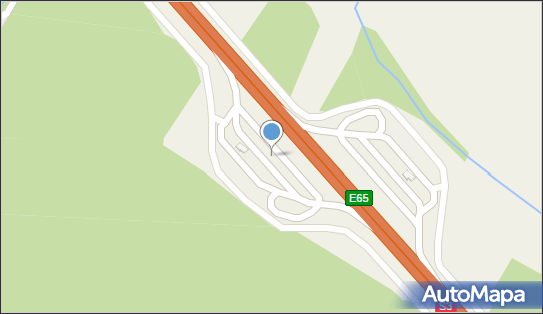 MOP Lisiny Zachód, S3, E65, Drwalewice 67-100 - Autostradowy, MOP - Parking
