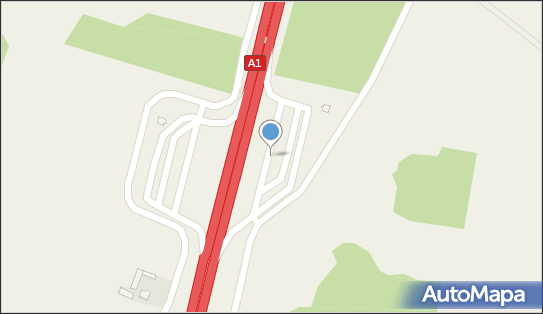 MOP Nowy Dwór Wschód, A1, E75, Kamionki Duże - Autostradowy, MOP - Parking