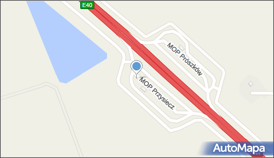 MOP Przysiecz, Piaskowa, Przysiecz 46-060 - Autostradowy, MOP - Parking