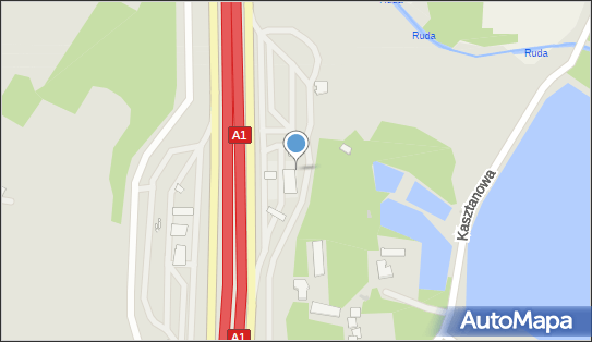 MOP Rowień Wschód, A1, Żory - Autostradowy, MOP - Parking