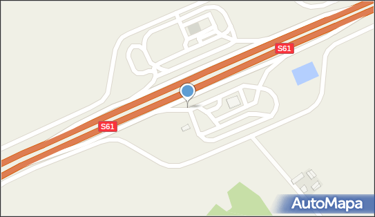 MOP Rudniki Południe, S61, E67, Rudniki - Autostradowy, MOP - Parking