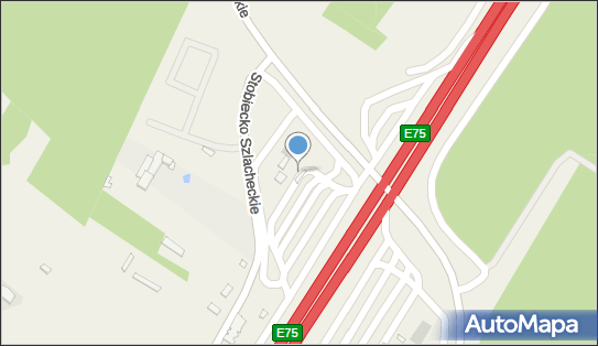 MOP Stobiecko Szlacheckie Zachód, A1E75, Stobiecko Szlacheckie - Autostradowy, MOP - Parking