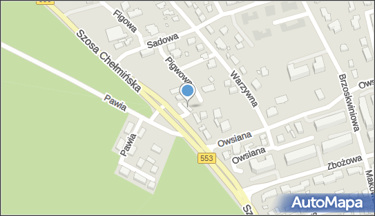 Myjnia samochodowa Bezdotykowa, DW 553, Szosa Chełmińska, Toruń - Bezdotykowa - Myjnia samochodowa