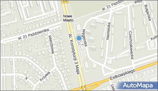 Dla klientów McDonald's, Aleje Konstytucji 3 Maja, Leszno - Bezpłatny - Parking