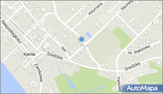 Duży bezpłatny (10 min. pieszo stąd do arboretum), Kórnik 62-035 - Bezpłatny - Parking