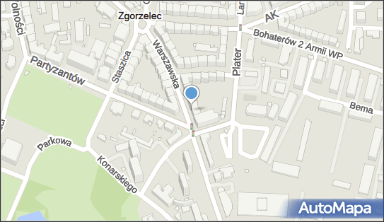 Parking Bezpłatny, Warszawska 17, Zgorzelec 59-900 - Bezpłatny - Parking