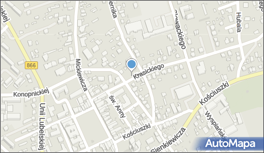 Parking Bezpłatny, Krasickiego Ignacego, bp., Lubaczów 37-600 - Bezpłatny - Parking