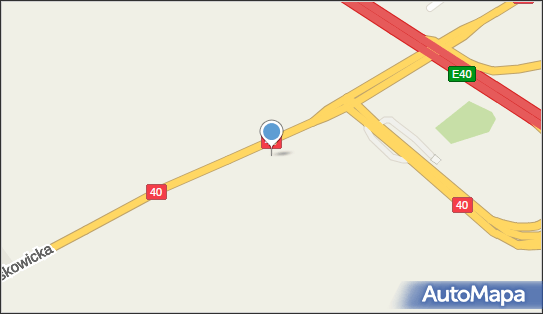 Parking Bezpłatny, przy wjeździe na autostrade A4, Łany Małe - Bezpłatny - Parking