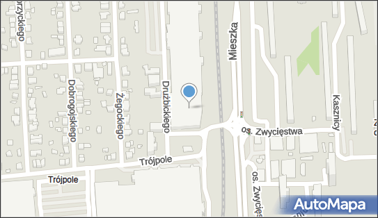 Parking Bezpłatny, Drużbickiego Kaspra, Poznań 61-693 - Bezpłatny - Parking