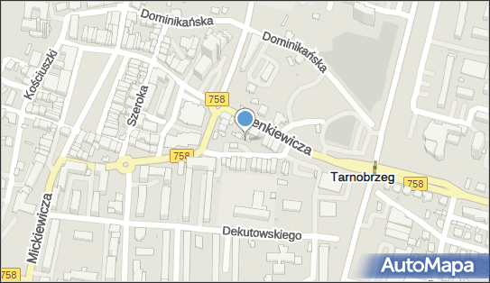 Parking Bezpłatny, Sienkiewicza Henryka758, Tarnobrzeg 39-400, 39-405 - Bezpłatny - Parking