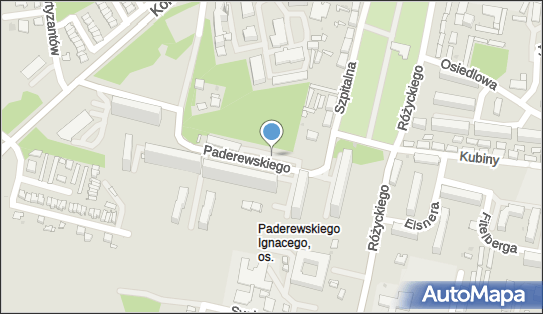Parking Bezpłatny, Paderewskiego Ignacego Jana 7, Ruda Śląska 41-710 - Bezpłatny - Parking