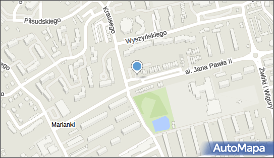 Parking Bezpłatny, Aleja Jana Pawła II, Świecie - Bezpłatny - Parking