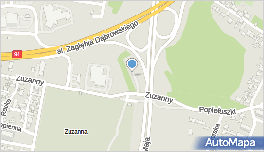 Parking Bezpłatny, 3 Maja, Sosnowiec 41-200 - Bezpłatny - Parking