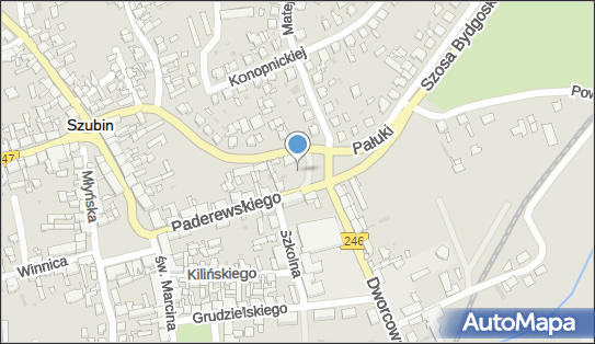 Parking Bezpłatny, Paderewskiego Ignacego Jana246, Szubin 89-200 - Bezpłatny - Parking