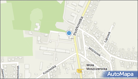 Parking Bezpłatny, DW 716, Piotrkowska, Moszczenica - Bezpłatny - Parking