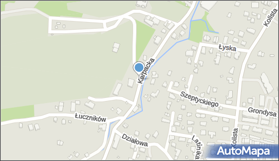 Parking Bezpłatny, Karpacka, Bielsko-Biała 43-316 - Bezpłatny - Parking