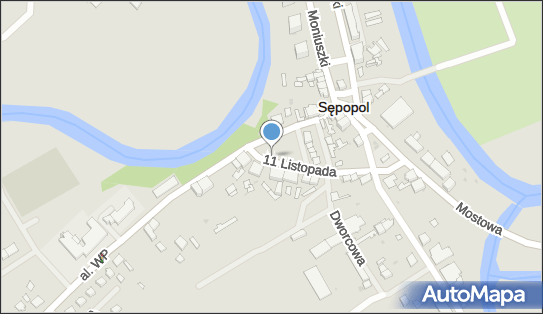 Parking Bezpłatny, 11 Listopada 8, Sępopol 11-210 - Bezpłatny - Parking