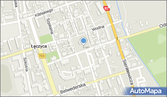 Parking Bezpłatny, Plac gen. Tadeusza Kościuszki, Łęczyca - Bezpłatny - Parking