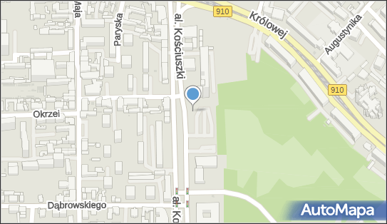 Parking Bezpłatny, Aleja gen. Tadeusza Kościuszki - Bezpłatny - Parking