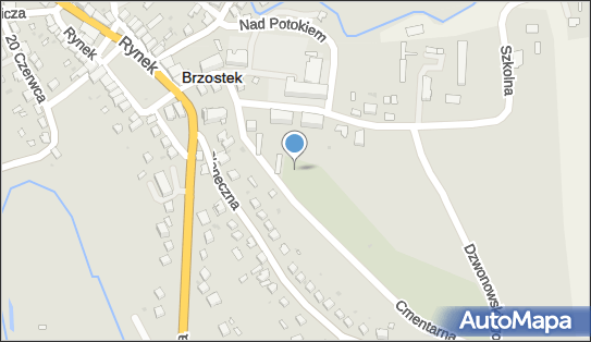 Parking Bezpłatny, Cmentarna, Brzostek 39-230 - Bezpłatny - Parking