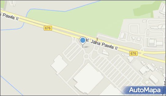 Parking Bezpłatny, Aleja Jana Pawła II, Białystok - Bezpłatny - Parking
