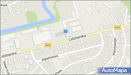 Parking Bezpłatny, DW 544, Lidzbarska, Brodnica - Bezpłatny - Parking