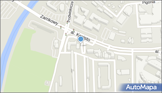 Parking przy Urzędzie Skarbowym, Podwisłocze 42, Rzeszów 35-309 - Bezpłatny - Parking