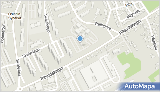 parking, Piłsudskiego Józefa, marsz., Będzin 42-500 - Bezpłatny - Parking