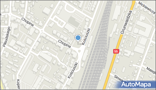 Parking, Chopina Fryderyka, Kwidzyn 82-500 - Bezpłatny - Parking