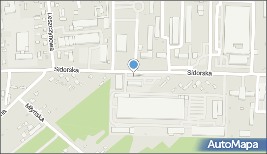 Parking, Sidorska, Biała Podlaska 21-500 - Bezpłatny - Parking