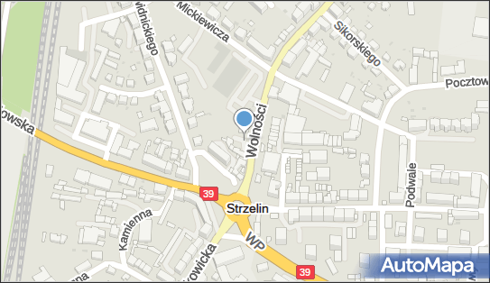 Parking, Wolności395396, Strzelin 57-100, 57-102 - Bezpłatny - Parking