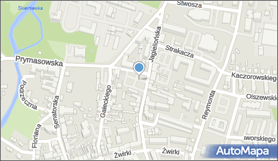 Parking, Prymasowska 1/3, Skierniewice 96-100 - Bezpłatny - Parking