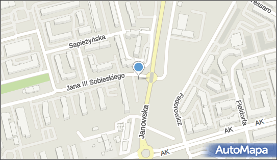 Parking, Króla Jana III Sobieskiego, Biała Podlaska 21-500 - Bezpłatny - Parking