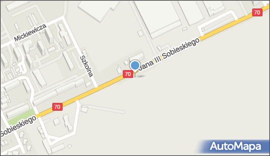 Parking, Króla Jana III Sobieskiego70, Skierniewice 96-100 - Bezpłatny - Parking