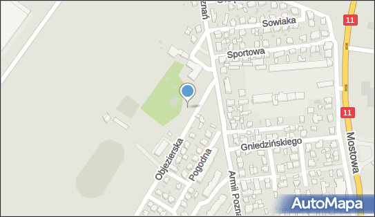 Parking, Objezierska, Oborniki 64-600 - Bezpłatny - Parking