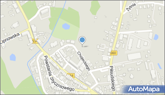 Parking, Chojeckiego Czesława, ks., Rypin 87-500 - Bezpłatny - Parking