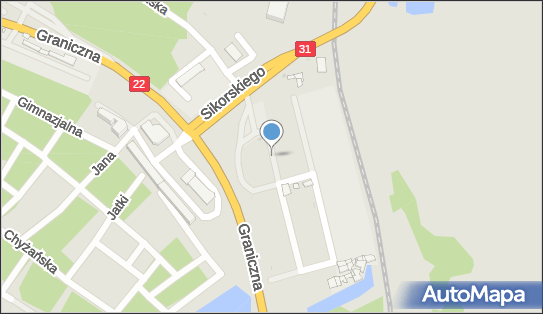 Parking, Sikorskiego Władysława, gen. 24, Kostrzyn nad Odrą 66-470 - Bezpłatny - Parking