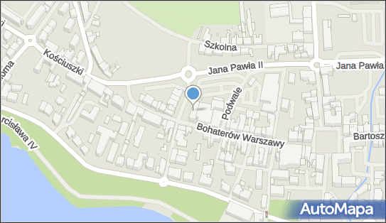 Parking, Bohaterów Warszawy 35, Szczecinek 78-400 - Bezpłatny - Parking