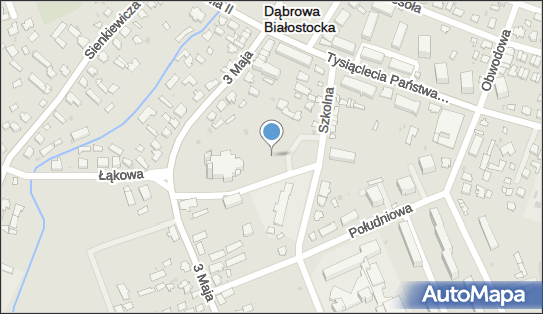 Parking, Szkolna, Dąbrowa Białostocka 16-200 - Bezpłatny - Parking